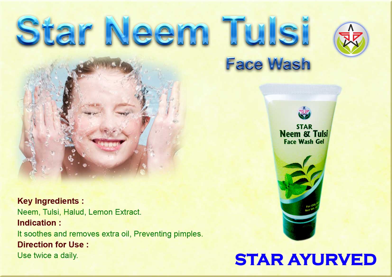 Neem Tulshi Face Wash